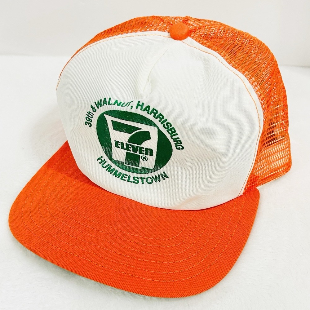 7-Eleven New Era Harrisburg Hummelstown Made in USA Trucker Hat Cap‎ Snapback